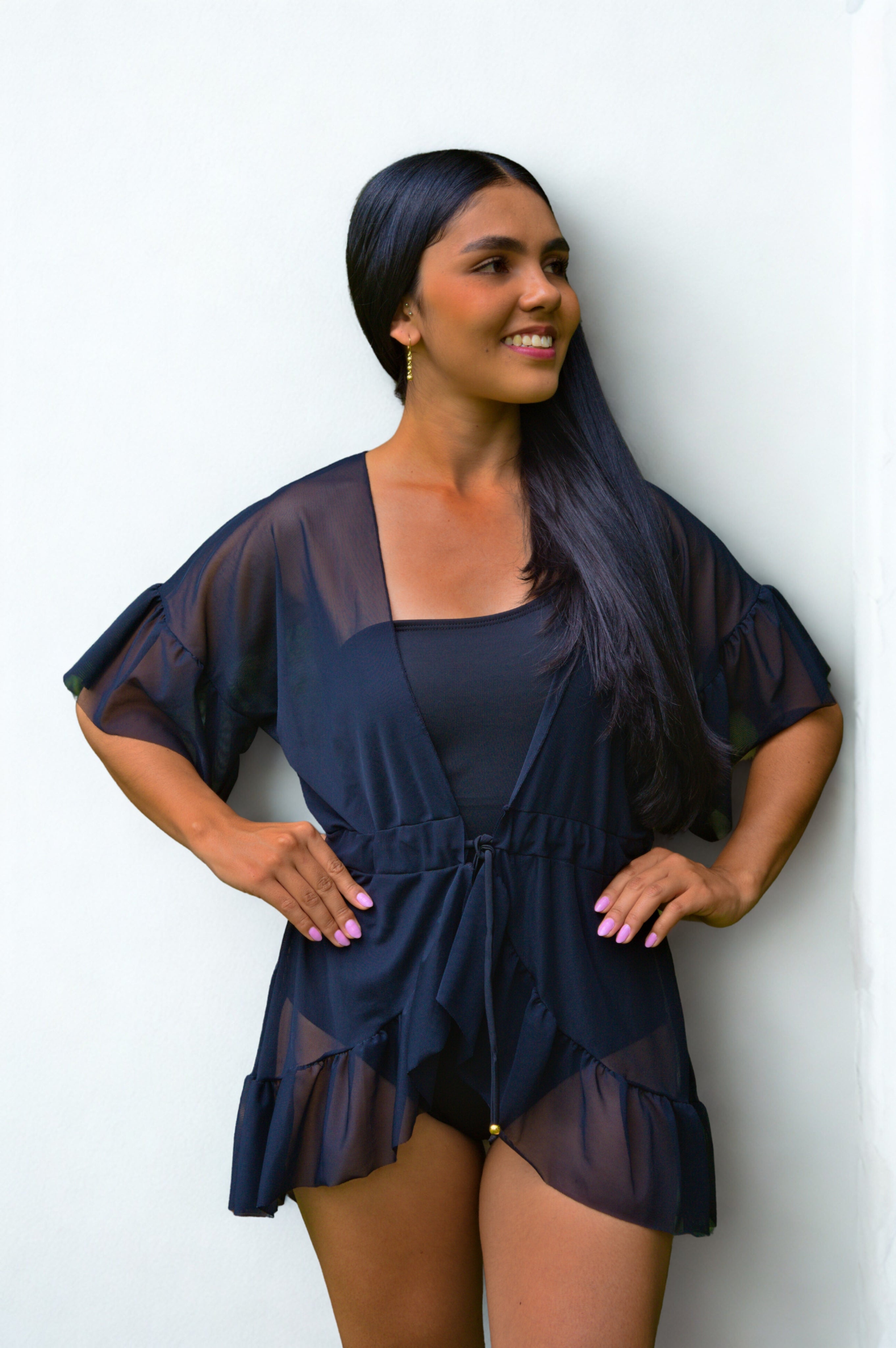 SALIDA DE BAÑO DAMA - KIMONO CORTO K016