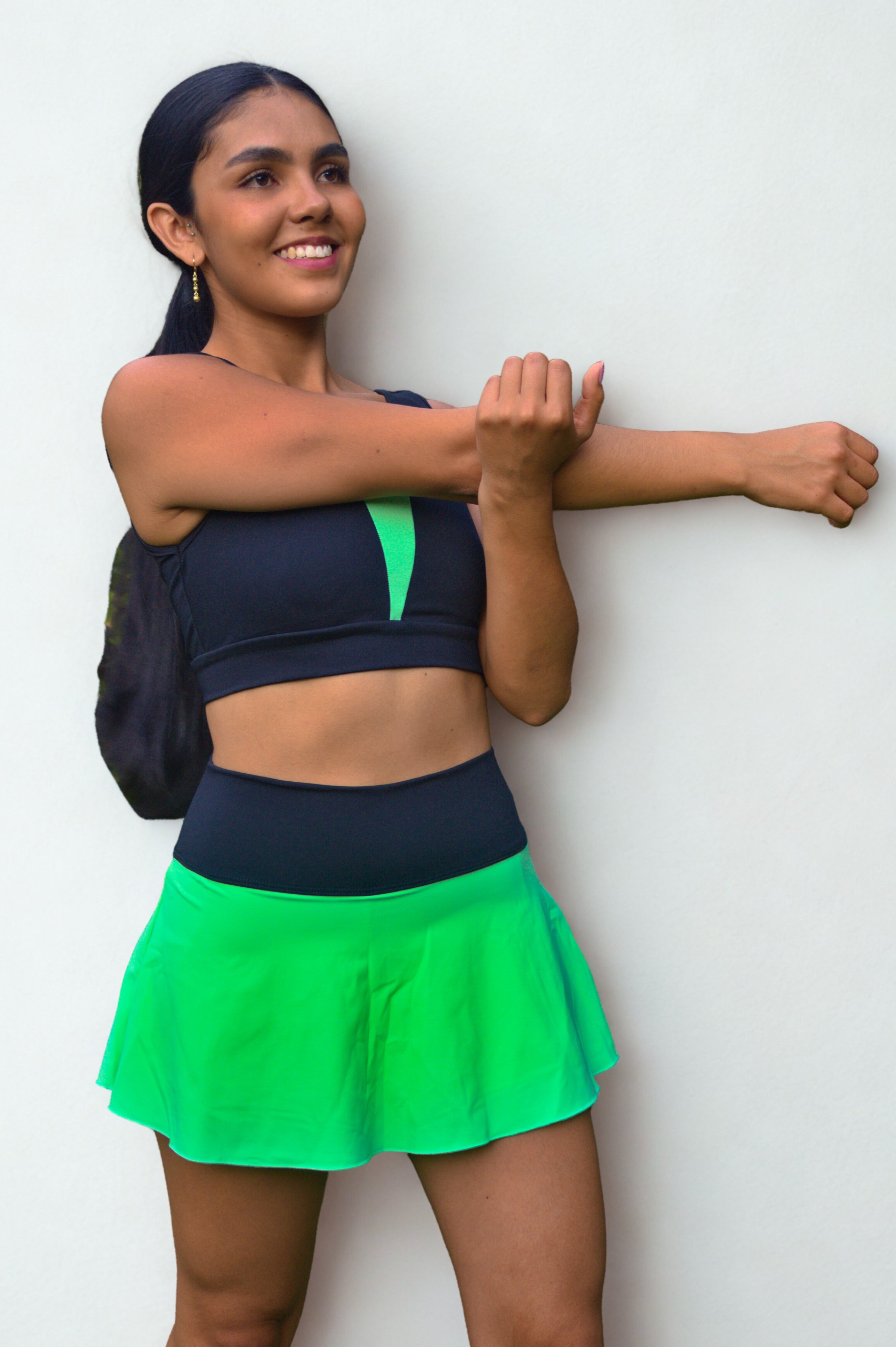 FALDA SHORT + TOP ESQUELETO